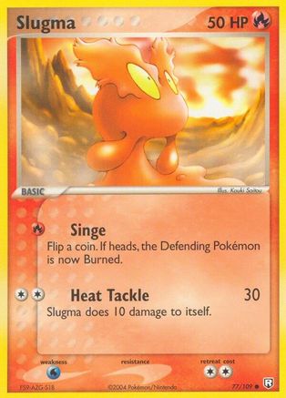 Slugma 077/109 - Common - Reverse Holofoil