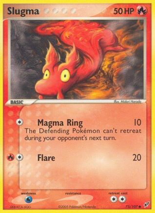 Slugma 075/107/107 - Common - Reverse Holofoil