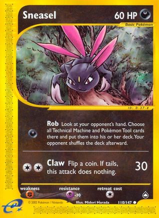 Sneasel 110/147/147 - Common