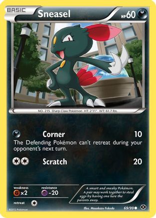 Sneasel 069/99/99 - Common