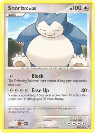 Snorlax 037/130/130 - Rare