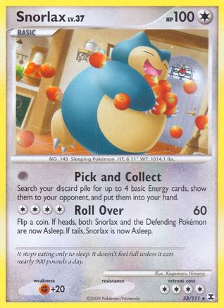 Snorlax (33) 033/111/111 - Rare