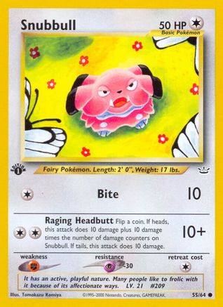 Snubbull 055/64/64 - Common - 1st Edition