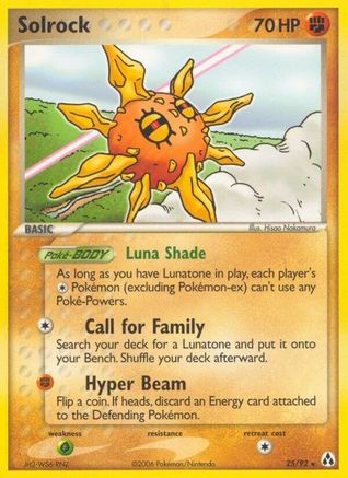 Solrock 025/92 - Rare