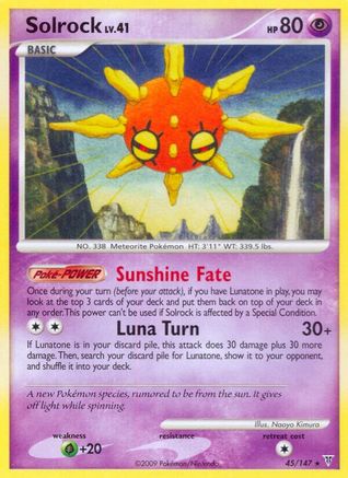 Solrock 045/147 - Rare