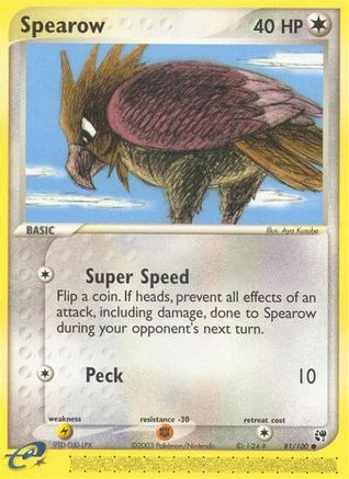 Spearow 081/100/100 - Common