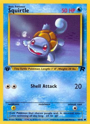 Squirtle 068/82/82 - Common - 1st Edition