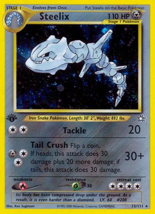 Steelix 015/111/111 - Holo Rare - Holofoil
