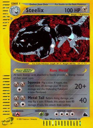 Steelix (H29) H29/144 - Holo Rare - Holofoil