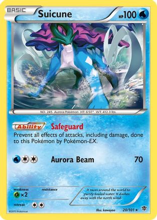 Suicune 020/101/101 - Rare