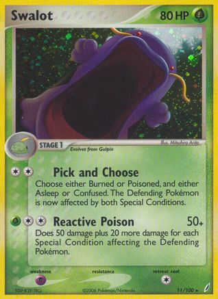 Swalot 011/100/100 - Holo Rare - Holofoil