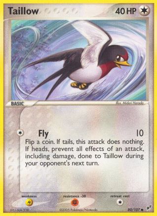 Taillow 080/107/107 - Common - Reverse Holofoil