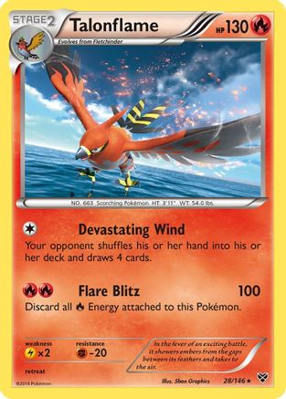 Talonflame 028/146/146 - Holo Rare - Holofoil