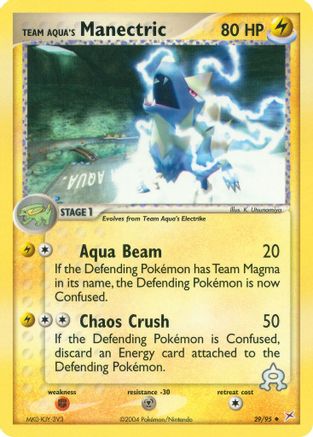 Team Aqua's Manectric 029/95/95 - Uncommon