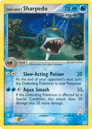 Team Aqua's Sharpedo 018/95/95 - Rare
