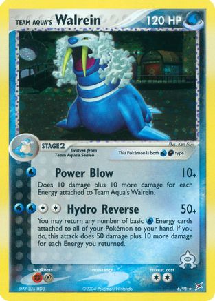 Team Aqua's Walrein 006/95/95 - Holo Rare - Holofoil
