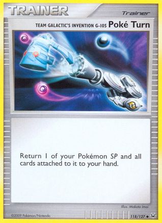 Team Galactic's Invention G-105 Poke Turn 118/127/127 - Uncommon