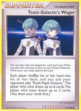 Team Galactic's Wager 115/123/123 - Uncommon