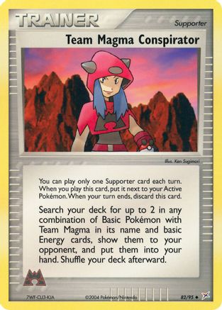Team Magma Conspirator 082/95/95 - Uncommon