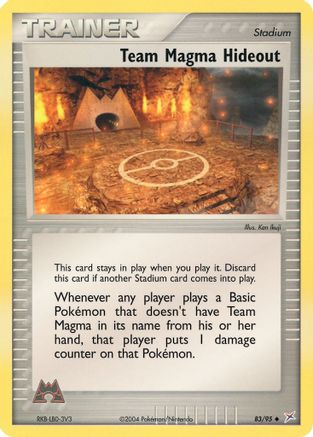 Team Magma Hideout 083/95 - Uncommon
