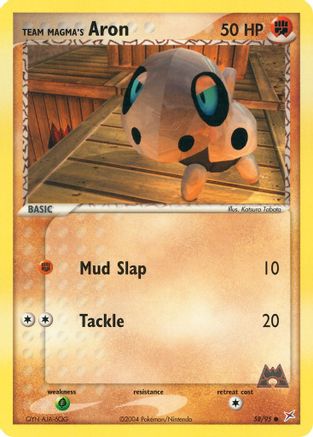 Team Magma's Aron 058/95/95 - Common