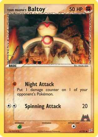 Team Magma's Baltoy 061/95/95 - Common