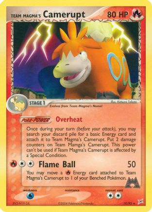 Team Magma's Camerupt 019/95 - Rare