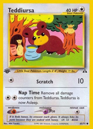 Teddiursa 065/75/75 - Common - 1st Edition