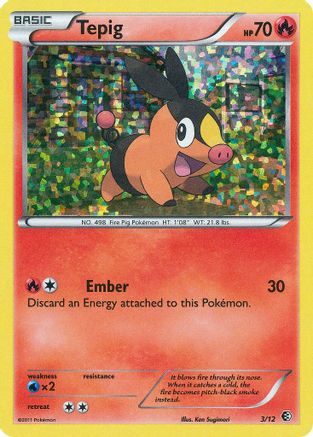 Tepig 003/12/12 - Promo - Holofoil