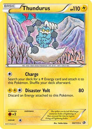 Thundurus 050/113 - Holo Rare - Holofoil