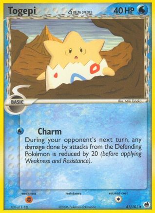 Togepi (Delta Species) 041/101 - Uncommon