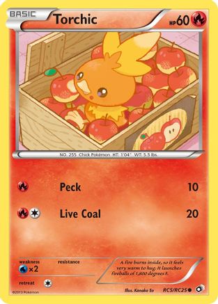 Torchic RC5/RC25/113 - Common - Holofoil