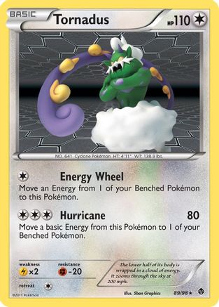 Tornadus 089/98 - Holo Rare - Holofoil