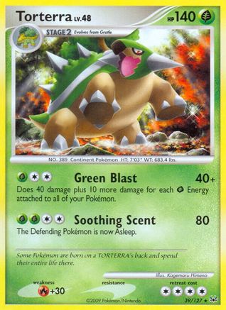 Torterra 039/127 - Rare