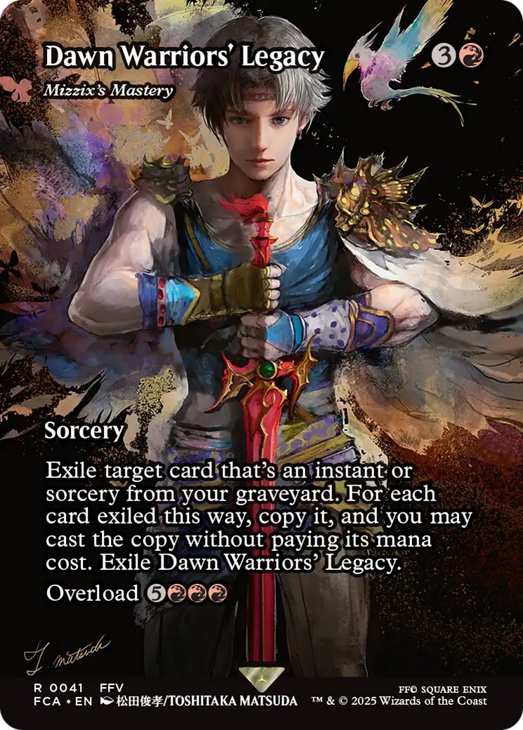 Dawn Warriors' Legacy - Mizzix's Mastery (Showcase) (FCA-041) - FINAL FANTASY: Through the Ages Foil