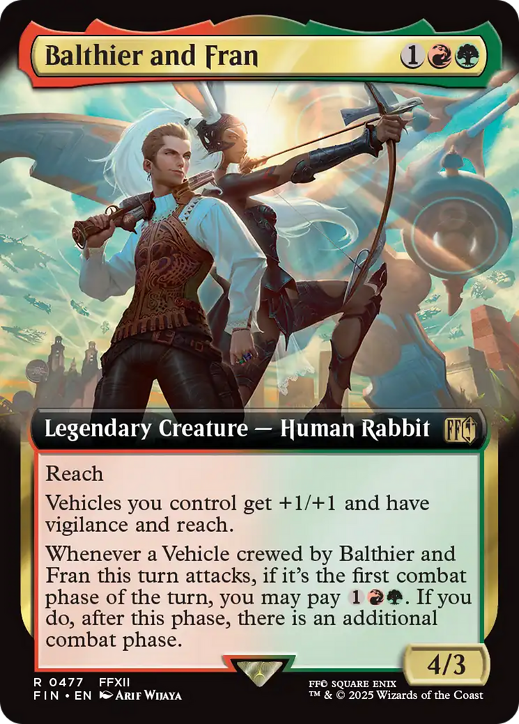 Balthier and Fran (Extended Art) (FIN-477) - FINAL FANTASY Foil