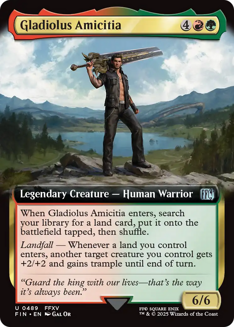 Gladiolus Amicitia (Extended Art) (FIN-489) - FINAL FANTASY