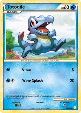 Totodile 086/123/123 - Common