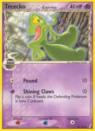 Treecko (Delta Species) 068/100/100 - Common