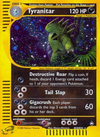 Tyranitar (H28) H28/147 - Holo Rare - Holofoil