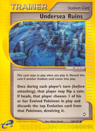 Undersea Ruins 138/147 - Uncommon
