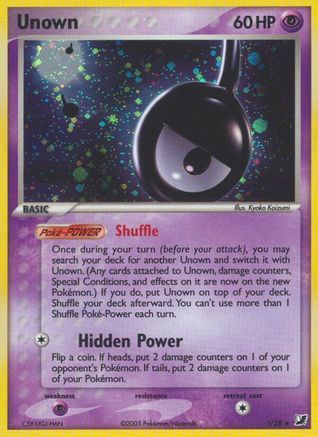 Unown (!) 00!/115 - Holo Rare - Holofoil
