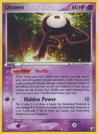Unown (F) 00F/115 - Holo Rare - Holofoil