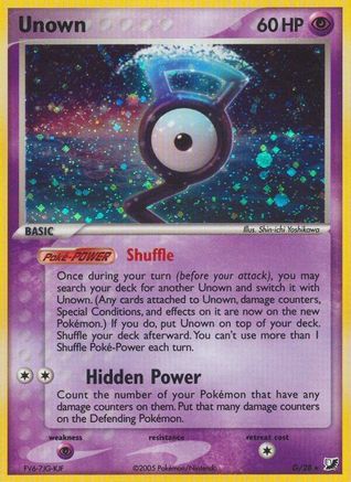Unown (G) 00G/115 - Holo Rare - Holofoil