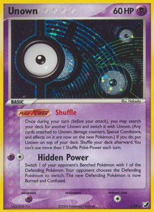 Unown (I) 00I/115 - Holo Rare - Holofoil