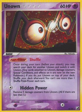 Unown (N) 00N/115 - Holo Rare - Holofoil