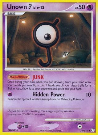 Unown (J) 076/146 - Uncommon