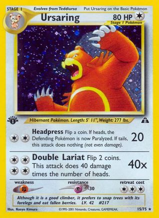 Ursaring (15) 015/75/75 - Holo Rare