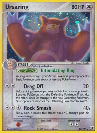 Ursaring 018/115 - Holo Rare - Holofoil