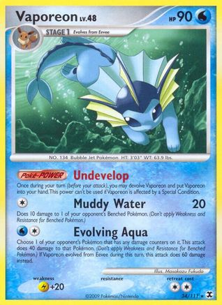 Vaporeon 034/111 - Rare